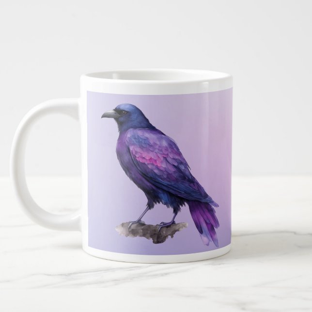 Crow Giant Coffee Mug (Left)