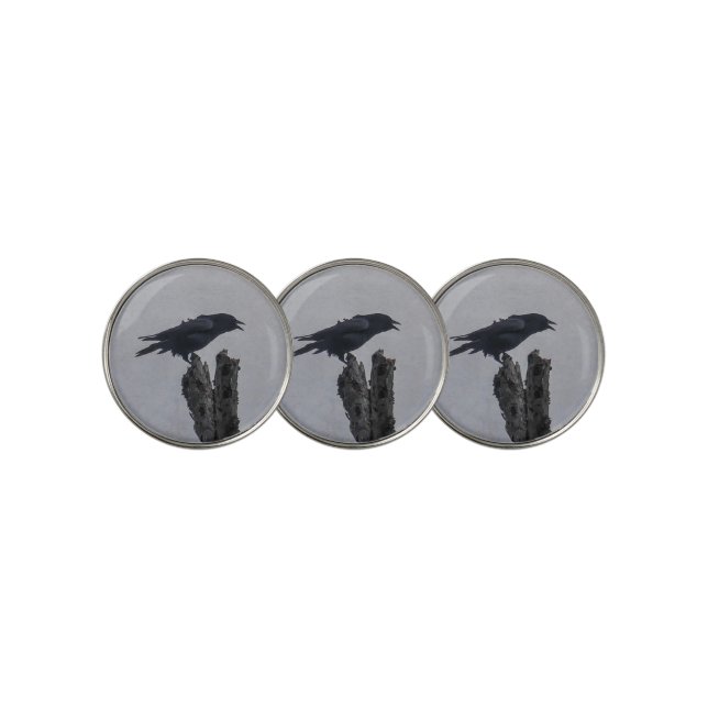 Crow Golf Ball Marker (3 Up)