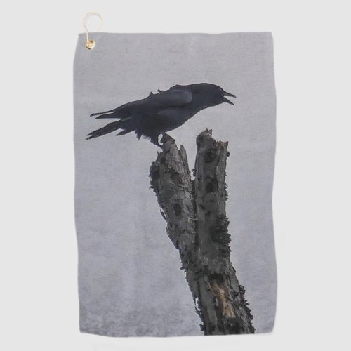 Crow Golf Towel