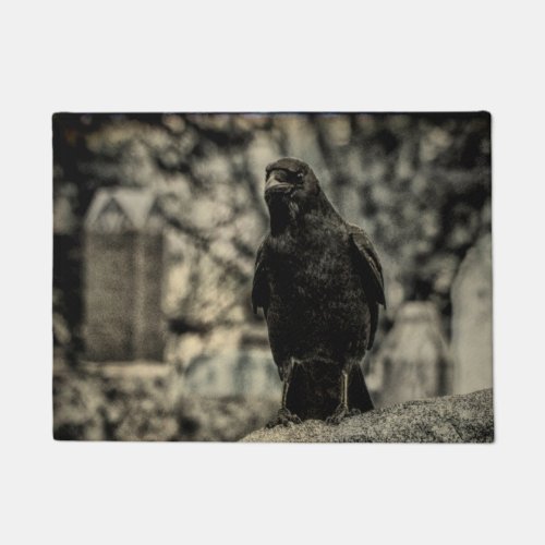 Crow Greeter Doormat