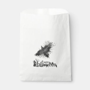Crow Halloween Party Favor Bag
