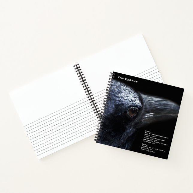 Crow Hardcover Notebook (Inside)