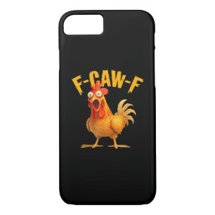 Crow Humor F-Caw-F Gothic Funny Retro Cool iPhone 8/7 Case