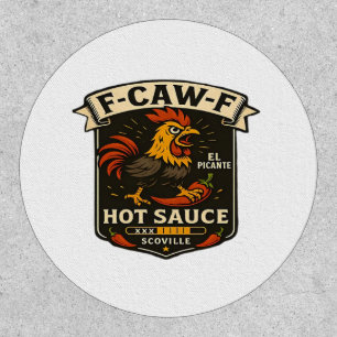 Crow Humor Funny Gothic F-Caw-F Patch