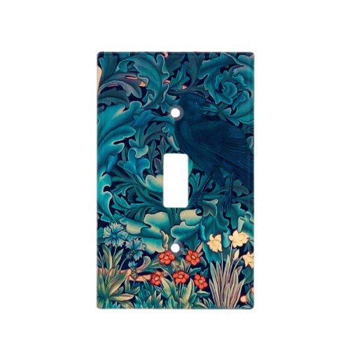 Crow in The Forest William Morris Light Switch Cover