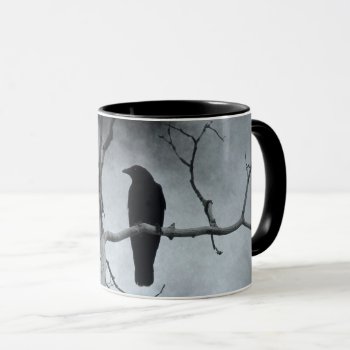 Crow In The Glow Mug by Gothicolors at Zazzle