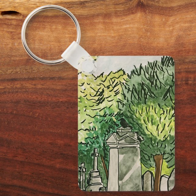 Crow in the Graveyard, Keychain (Front)