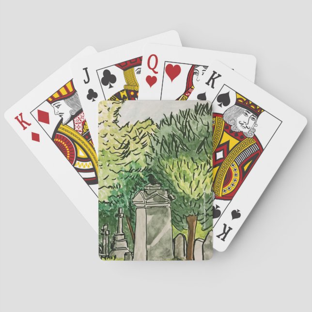 Crow in the Graveyard, Playing Cards (Back)