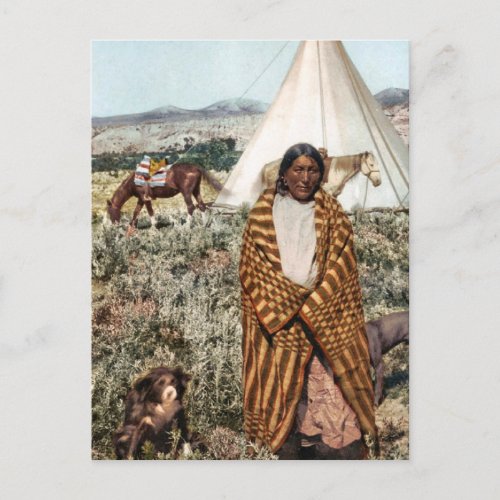 Crow Indian 1902 Postcard