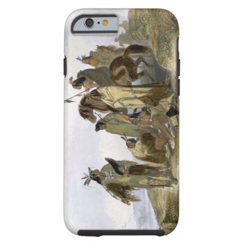 Crow Indians plate 13 from volume 1 of Travels i Tough iPhone 6 Case
