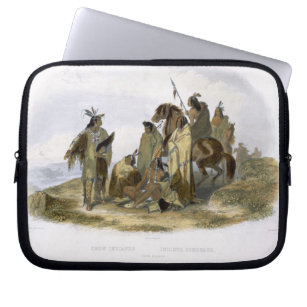 Crow Indians, plate 13 from volume 1 of `Travels i Laptop Sleeve