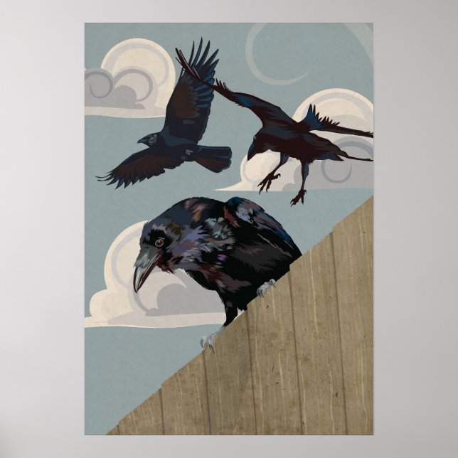 Crow invasion poster (Front)