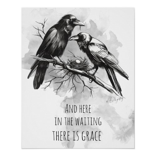 Crow Lover In the Waiting Poster
