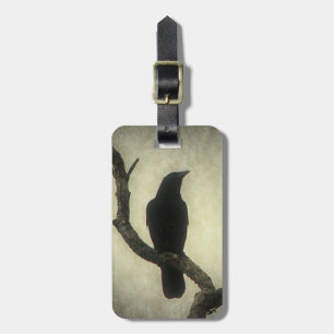 Crow Luggage Tag