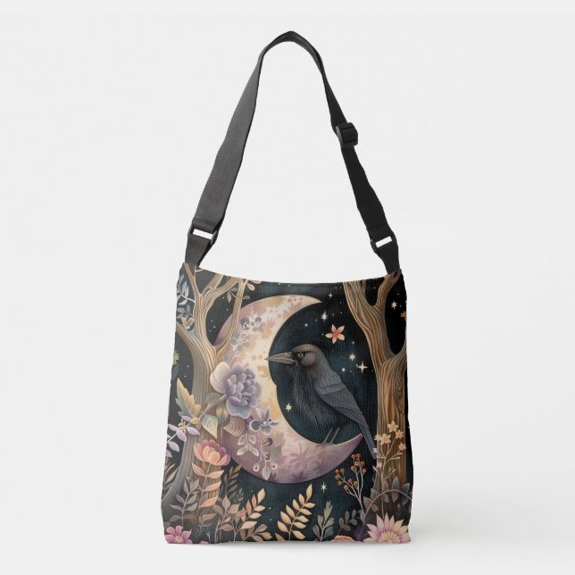 Crow Moon Crossbody Bag (Front)