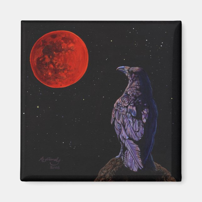 Crow Moon Magnet (Front)