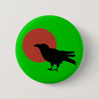 Crow Moon Pinback Button