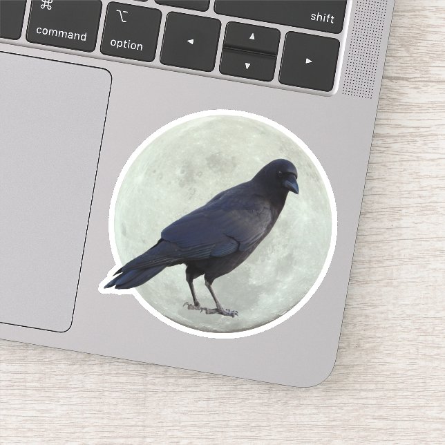 Crow Moon Sticker (Detail)