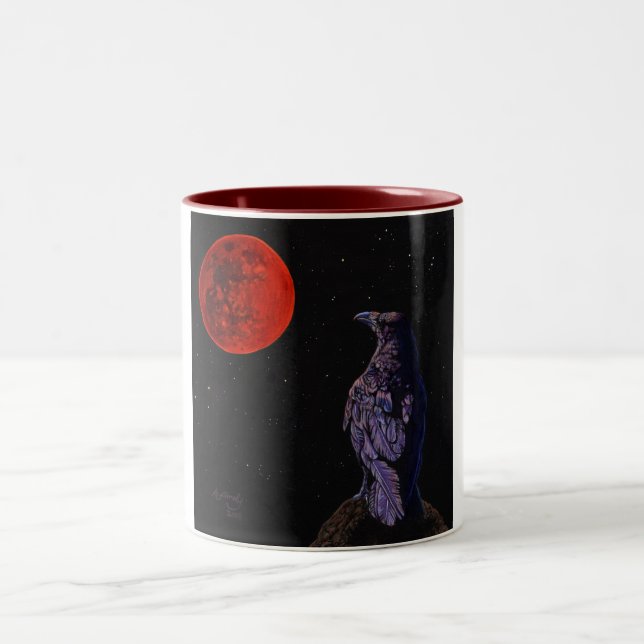 Crow Moon Two-Tone Coffee Mug (Center)