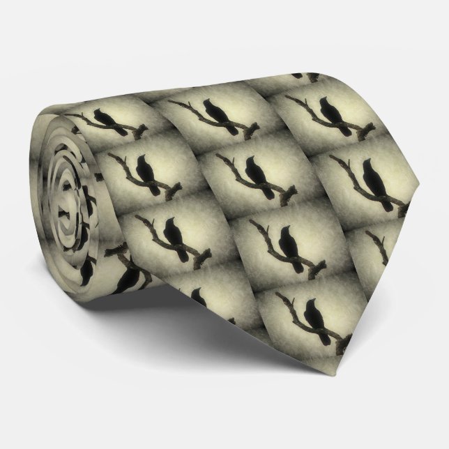Crow Neck Tie (Rolled)