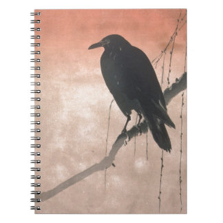 Crow on a Willow Branch Notebook