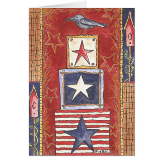 Crow on Stars Cards