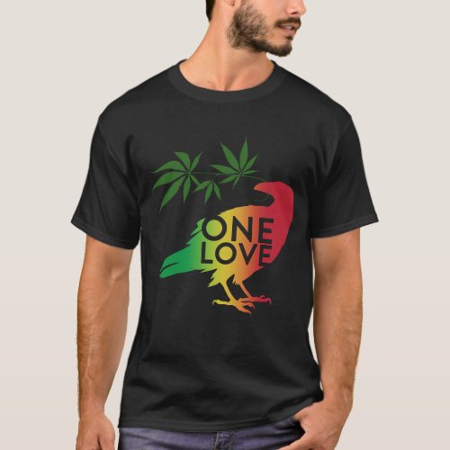 Crow One Love  T_Shirt