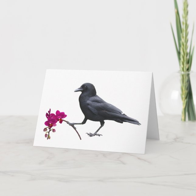 Crow Orchid Card (Front)