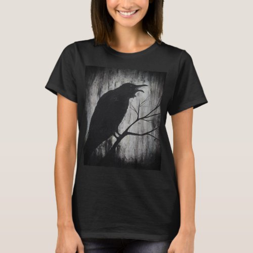 Crow Painting T_Shirt