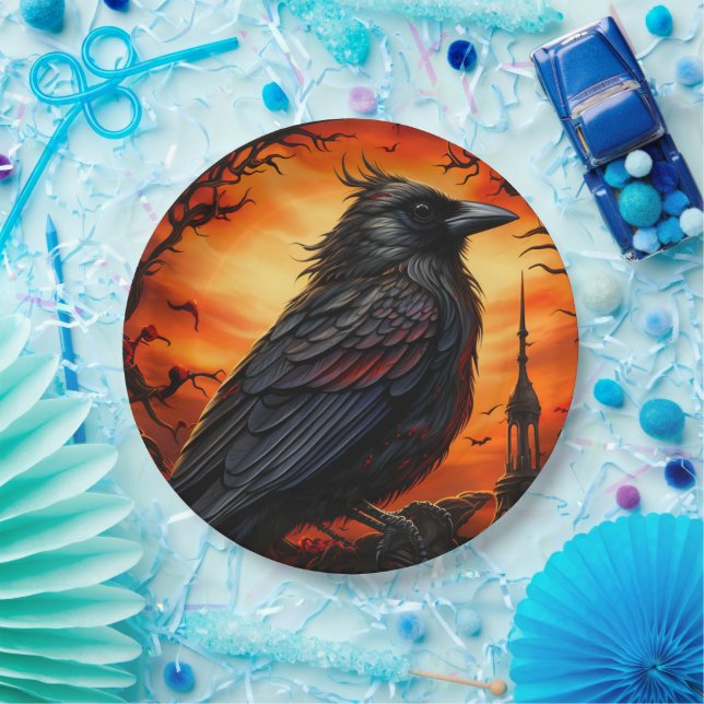 Crow Paper Plates (Party)