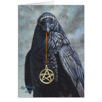 Crow Pentacle Cards