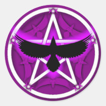 Crow Pentacle - Purple