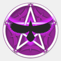Crow Pentacle - Purple