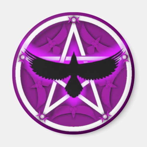 Crow Pentacle - Purple