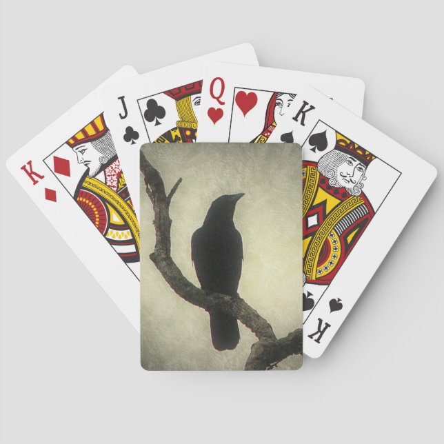 Crow  poker cards (Back)