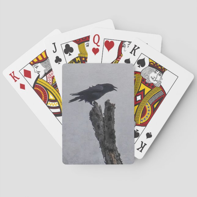 Crow Poker Cards (Back)