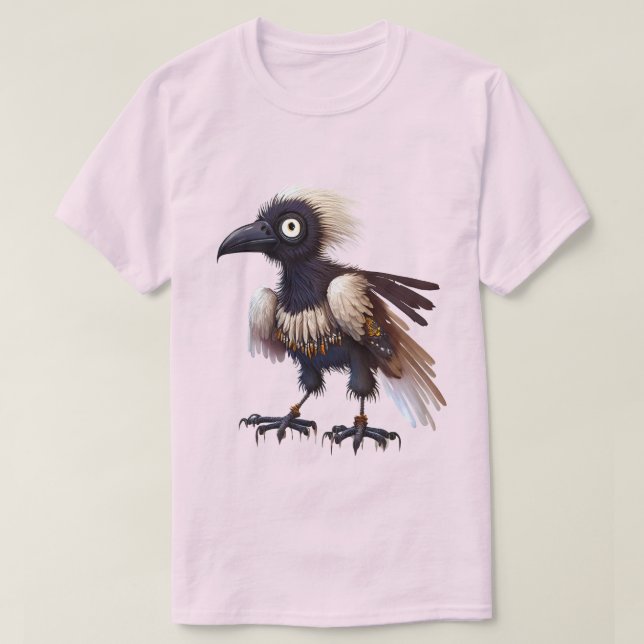 Crow Punk 02 T-Shirt (Design Front)