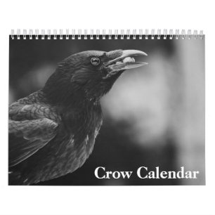 Crow Raven 2027 Calendar