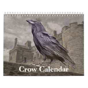 Crow Raven 2027 Calendar