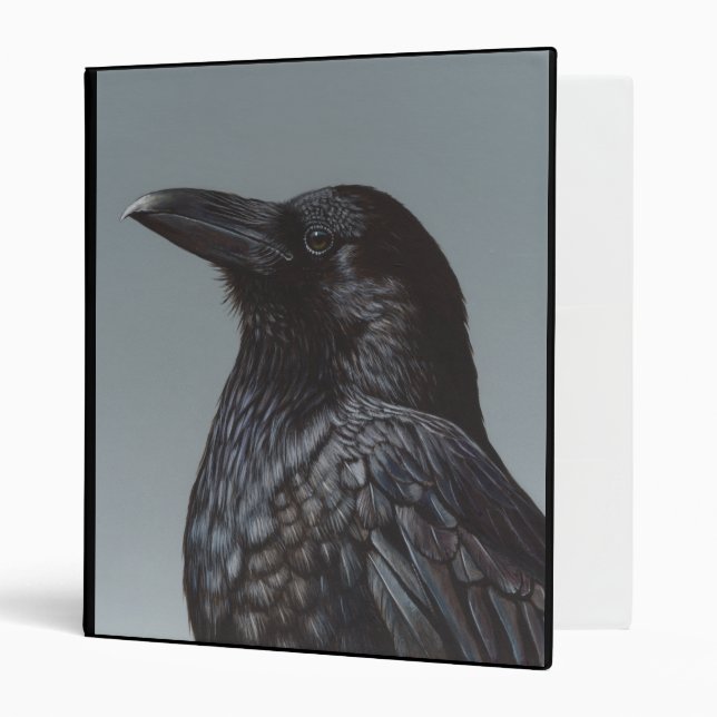 Crow Raven 3 Ring Binder (Front/Inside)