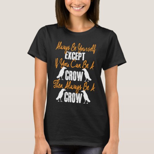 Crow Raven Bird Animal Vintage Boys Girls Kid T_Shirt