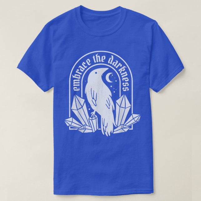 Crow Raven Goth Tattoo 487  T-Shirt (Design Front)