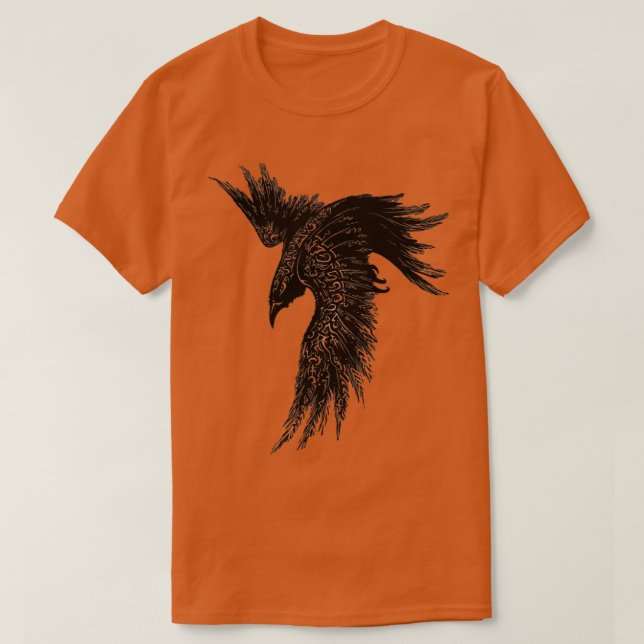 Crow Raven Kattegat Viking amp accessories for Vik T-Shirt (Design Front)