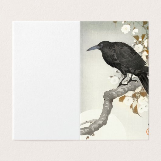 Crow Raven Koson Japanese Bird (Outside Unfolded)