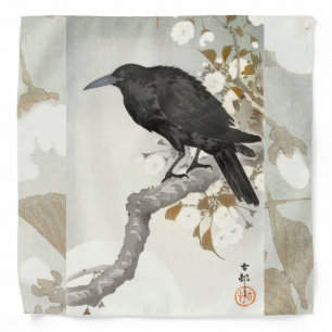 Crow Raven Koson Japanese Bird Crow Bandana