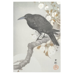 Crow Raven Koson Japanese Bird Crow Gallery Wrap