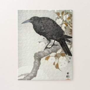 Crow Raven Koson Japanese Bird Crow Jigsaw Puzzle