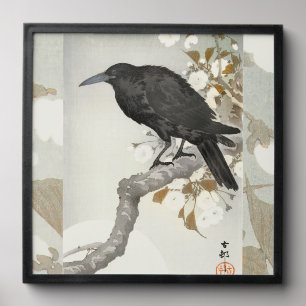 Crow Raven Koson Japanese Bird Crow Peel And Stick Photo Tile