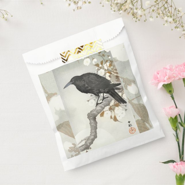 Crow Raven Koson Japanese Bird Favor Bag (Sealed)