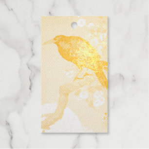 Crow Raven Koson Japanese Bird Foil Gift Tags